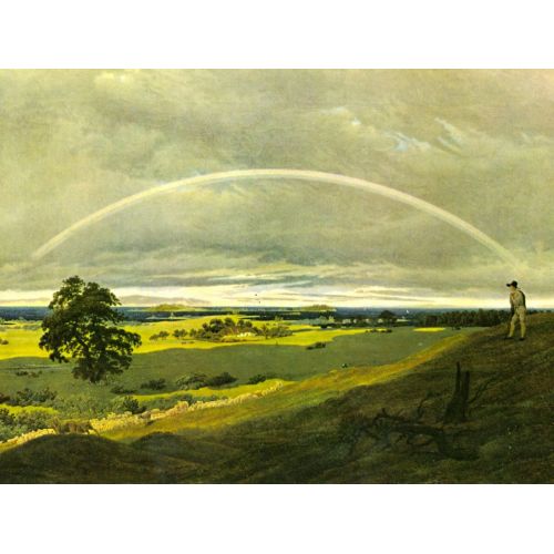 Caspar David Friedrich, Landscape On Rugen With Rainbow