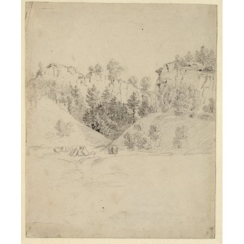 Caspar David Friedrich, Landscape With A Quarry