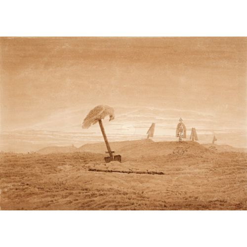 Caspar David Friedrich, Landscape With Graves
