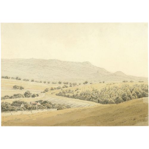 Caspar David Friedrich, Alçak Sıra Dağ Manzarası Caspar David Friedrich, Alçak Sıra Dağ Manzarası