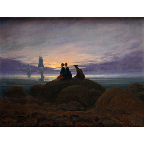 Caspar David Friedrich, Deniz Üzerinde Ayın Doğumu