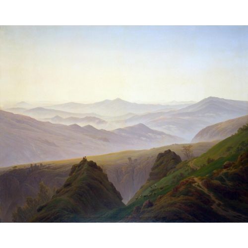 Caspar David Friedrich, Morning In The Mountains Caspar David Friedrich, Morning In The Mountains