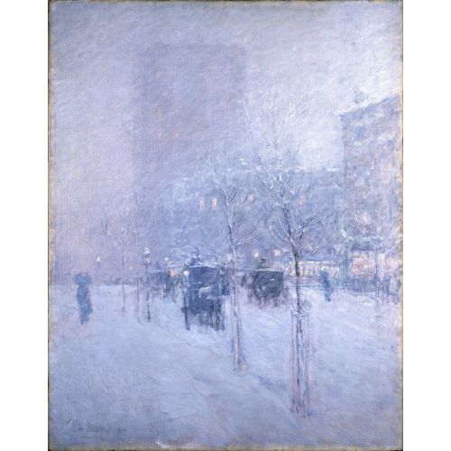 Childe Hassam, Late Afternoon New York In Winter Impressionism Childe Hassam, Late Afternoon New York In Winter Impressionism Art Movements Childe Hassam, Late Afternoon New York in WinterIn