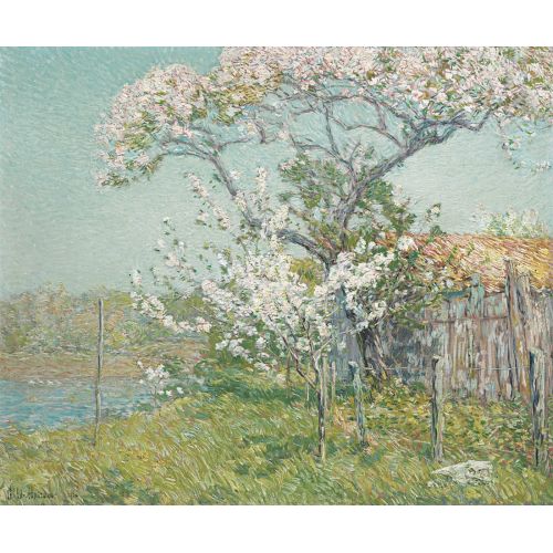 Childe Hassam, Apple Trees In Bloom Old Lyme Impressionism Childe Hassam, Apple Trees In Bloom Old Lyme Impressionism Art Movements Childe Hassam, Apple Trees in Bloom Old LymeSubject of