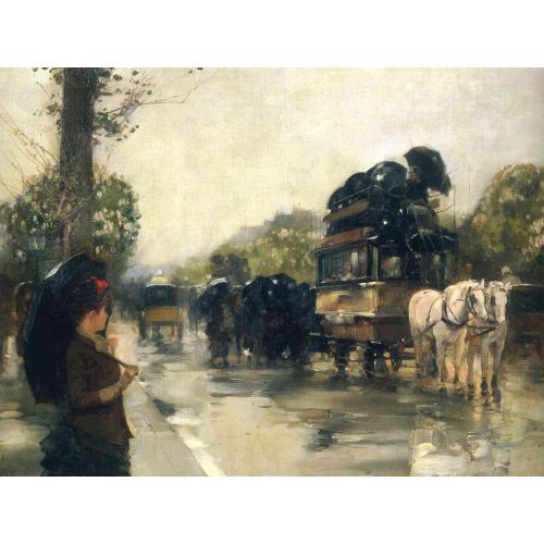 Childe Hassam, April Showers Impressionism Childe Hassam, April Showers Impressionism Art Movements Childe Hassam, April ShowersSubject of the work: April Showers by