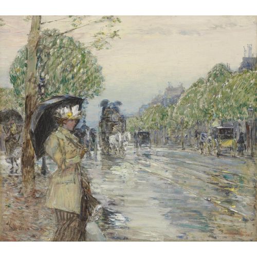 Childe Hassam, Caddede Yağmurlu Bir Gün Childe Hassam, Caddede Yağmurlu Bir Gün