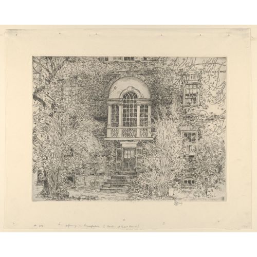 Childe Hassam, Annapolis Baharında Chase Evinin Arkası