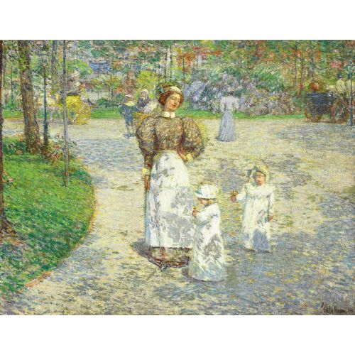 Childe Hassam, Central Park'ta Bahar Childe Hassam, Central Park'ta Bahar