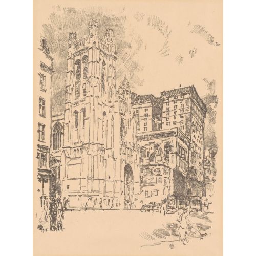 Childe Hassam, Aziz Thomas Kilisesi New York