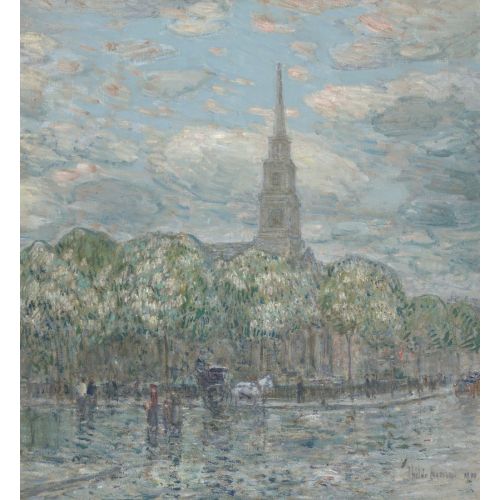 Childe Hassam, Bowery İçinde St Marks Childe Hassam, Bowery İçinde St Marks
