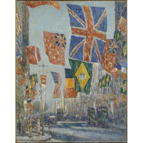 Childe Hassam, Avenue Of The Allies Impressionism Childe Hassam, Avenue Of The Allies Impressionism Art Movements Childe Hassam, Avenue of the AlliesThe artwork titled Avenue of