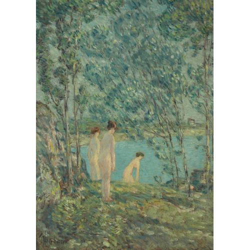 Childe Hassam, Banyo Yapanlar Childe Hassam, Banyo Yapanlar