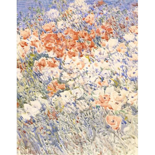 Childe Hassam, The Island Garden Impressionism Art Movements Childe Hassam, The Island GardenThe artwork titled The Island