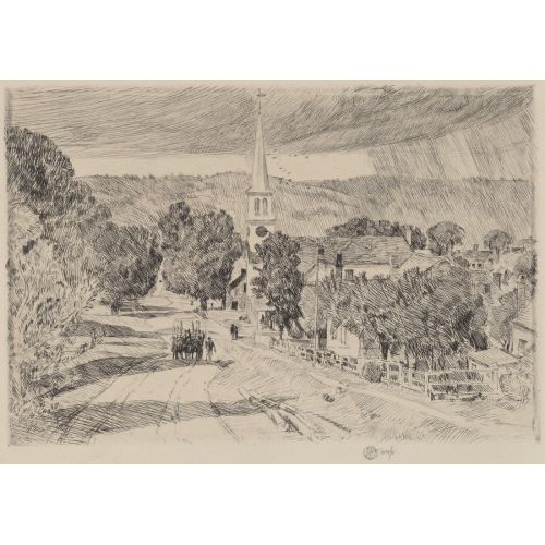 Childe Hassam, A Vermont Village Impressionism Childe Hassam, A Vermont Village Impressionism Art Movements Childe Hassam, A Vermont VillageThis artwork by Childe Hassam