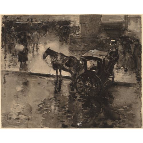 Childe Hassam, Caddede Üzerindeki Gelgit Childe Hassam, Caddede Üzerindeki Gelgit