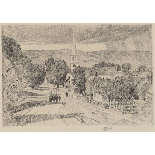 Childe Hassam, The Village Of East Hampton Impressionism Childe Hassam, The Village Of East Hampton Impressionism Art Movements Childe Hassam, The Village Of East HamptonThe artwork