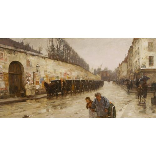 Childe Hassam, Bir Sokakta Duş Bonaparte Childe Hassam, Bir Sokakta Duş Bonaparte