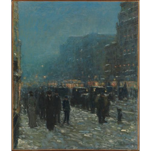 Childe Hassam, Broadway Ve Nd Sokağı Childe Hassam, Broadway Ve Nd Sokağı