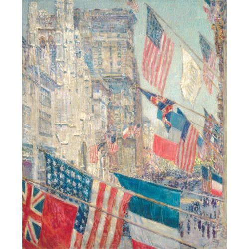 Childe Hassam, Allies Day Impressionism Childe Hassam, Allies Day Impressionism Art Movements Childe Hassam, Allies DayThe subject of the work is Allies Day. The