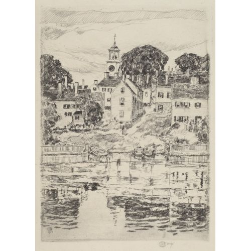 Childe Hassam, Almshouse Impressionism Childe Hassam, Almshouse Impressionism Art Movements Childe Hassam, AlmshouseThe subject of the work is an almshouse. The drawing