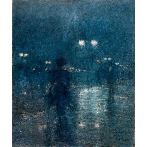 Childe Hassam, Beşinci Cadde Geceleri Childe Hassam, Beşinci Cadde Geceleri
