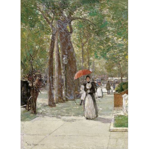 Childe Hassam, Beşinci Cadde Washington Meydanı New York Childe Hassam, Beşinci Cadde Washington Meydanı New York