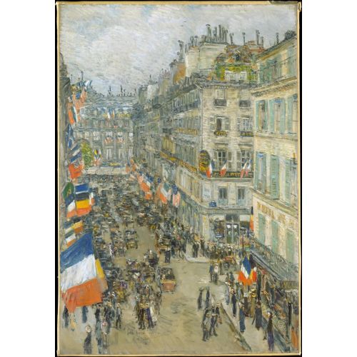 Childe Hassam, 14 Temmuz Rue Daunou