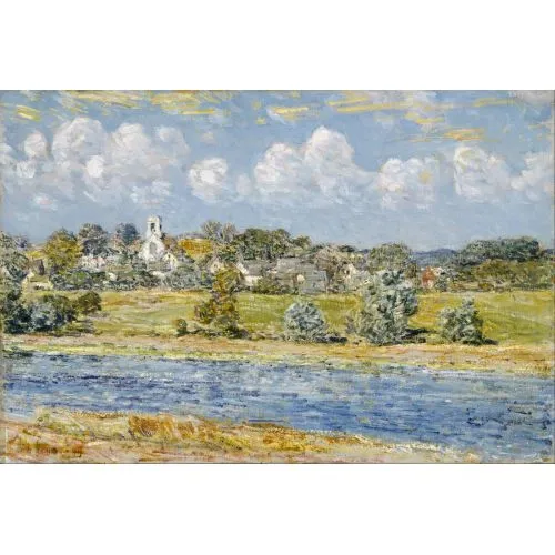 Childe Hassam, Landscape At Newfields New Hampshire Impressionism Childe Hassam, Landscape At Newfields New Hampshire Impressionism Art Movements Childe Hassam, Landscape at Newfields New