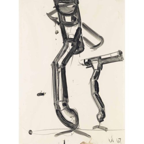 Claes Oldenburg, Drainpipe Study Claes Oldenburg, Drainpipe Study