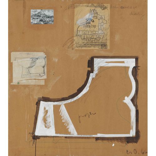 Claes Oldenburg, Bir Tuvalet Tabanının Profil Çalışması Claes Oldenburg, Bir Tuvalet Tabanının Profil Çalışması