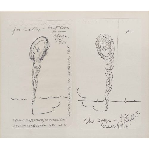 Claes Oldenburg, Daktilo-Silgi-Kasırga-Dondurma Kornası Claes Oldenburg, Daktilo-Silgi-Kasırga-Dondurma Kornası