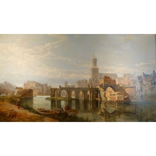Angers The Old Bridge Of Treilles, Clarkson Stanfield