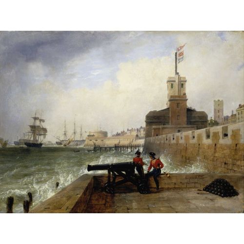 Semaphore At Portsmouth, Clarkson Stanfield Historical Semaphore At Portsmouth, Clarkson Stanfield Realism Art Movements Semaphore at Portsmouth, Clarkson StanfieldThe subject of the