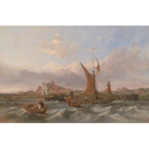 Tilbury Fort Wind Against The Tide, Clarkson Frederick Stanfield Realism Art Movements Tilbury Fort Wind Against the Tide