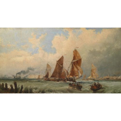Claude T S Moore Ships At The Port Of Portsmouth, Clarkson Stanfield