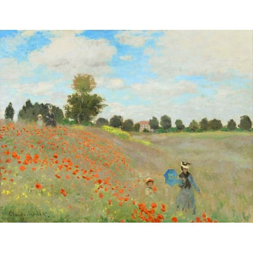 Claude Monet Gelincikler Empresyonizm Sanat Akımları Claude Monet Gelincikler Kanvas Tablo Satın Al, Yağlıboya, Baskı