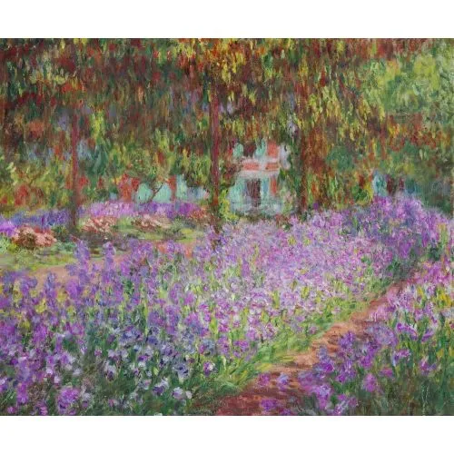 Claude Monet'in Bahçesinde İrisler Claude Monet'in Bahçesinde İrisler