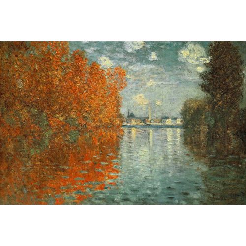 Claude Monet, Autumn Effect At Argenteuil Claude Monet, Autumn Effect At Argenteuil