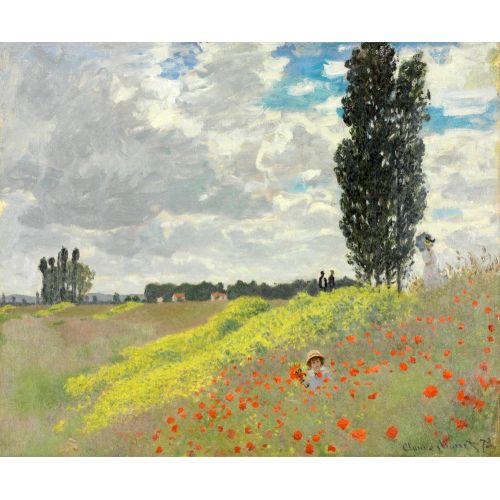 Claude Monet, A Walk In The Meadows At Argenteuil Claude Monet, A Walk In The Meadows At Argenteuil