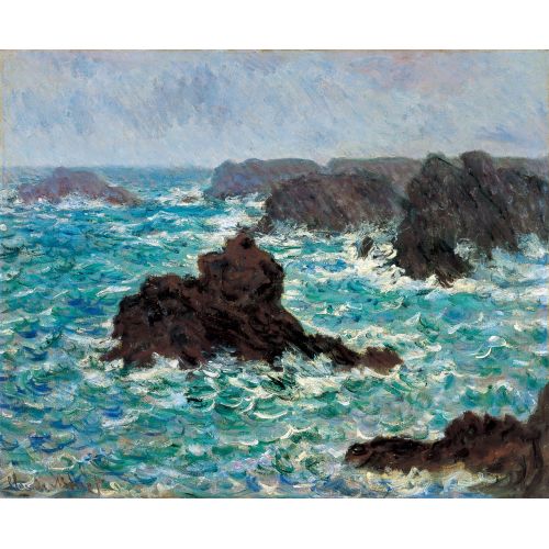Claude Monet, Belle-Ile Rain Effect Claude Monet, Belle-Ile Rain Effect