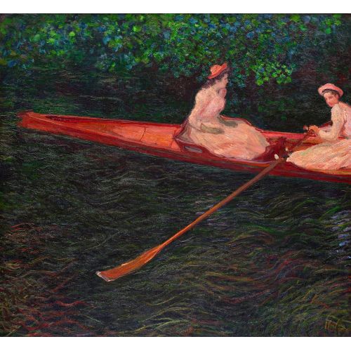 Claude Monet, Boating On The River Epte Claude Monet, Boating On The River Epte