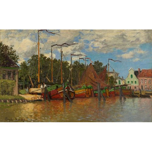 Claude Monet, Boats At Zaandamn Claude Monet, Boats At Zaandamn