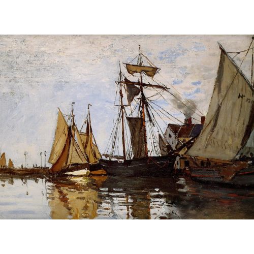 Claude Monet, Boats In The Port Of Honfleur Claude Monet, Boats In The Port Of Honfleur