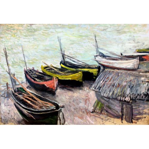 Claude Monet, Boats On The Beach Claude Monet, Boats On The Beach