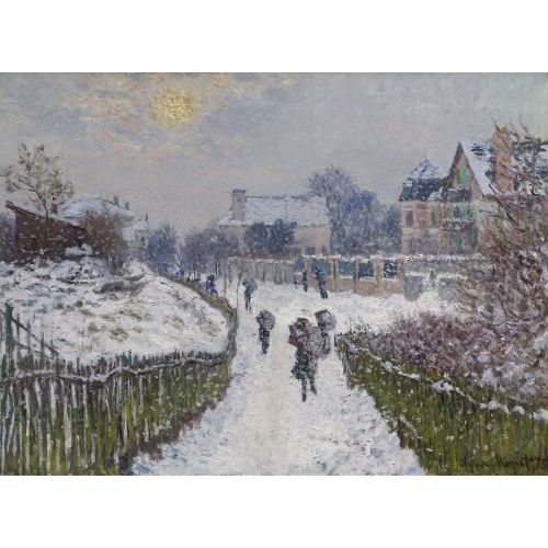 Claude Monet, Boulevard Saint Denis Argenteuil In Winter Claude Monet, Boulevard Saint Denis Argenteuil In Winter