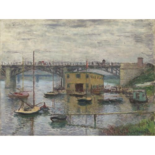 Claude Monet, Bridge At Argenteuil On A Gray Day Claude Monet, Bridge At Argenteuil On A Gray Day