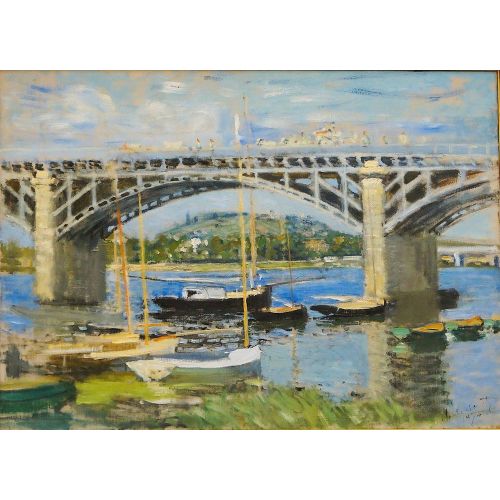 Claude Monet, Bridge Over The Seine Claude Monet, Bridge Over The Seine