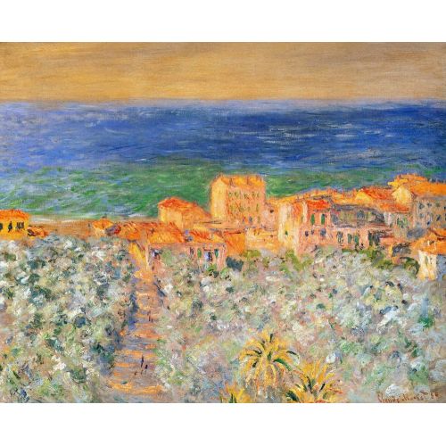 Claude Monet, Burgo Marina At Bordighera Claude Monet, Burgo Marina At Bordighera