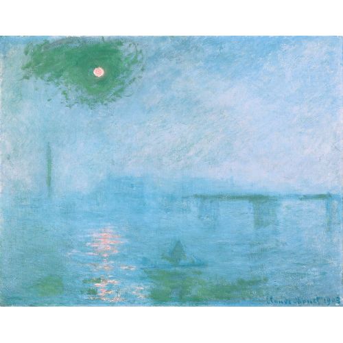 Claude Monet, Charing Cross Bridge Fog On The Thames 9 Claude Monet, Charing Cross Bridge Fog On The Thames 9