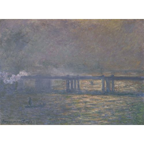 Claude Monet, Charing Cross Bridge Fog On The Thames 13 Claude Monet, Charing Cross Bridge Fog On The Thames 13